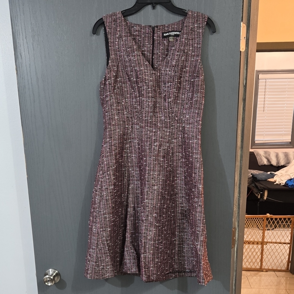 Karl Lagerfeld Tweed Dress